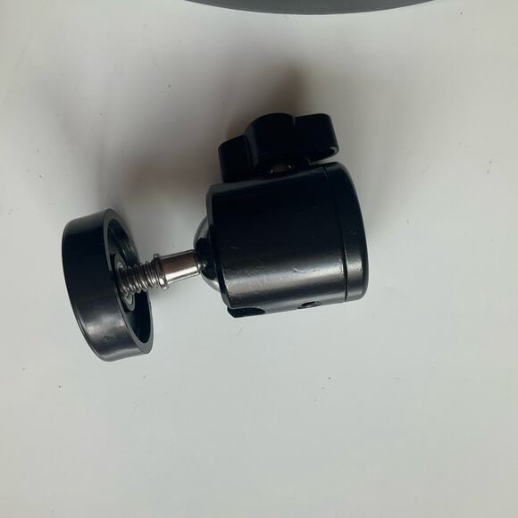 Dimmable Desk Makeup LED Ring Light 10" with Tripod Stand & Phone Holder, white - Picture 8 of 11